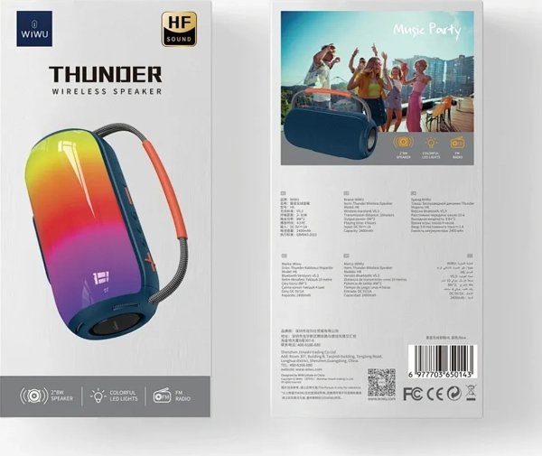 WiWU - Ασύρματο ηχείο Thunder H6