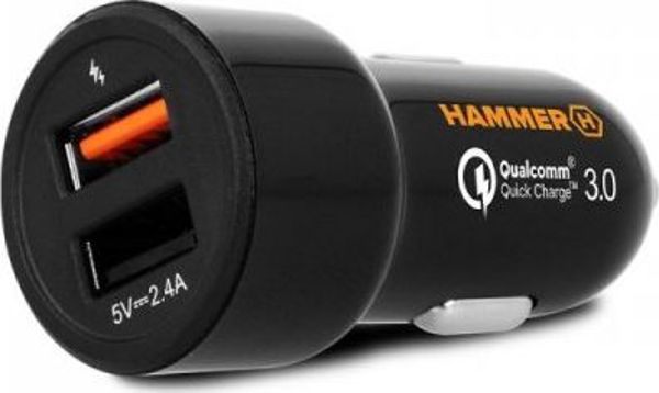 Φορτιστής Hammer Car Express 2x USB-A (69339)