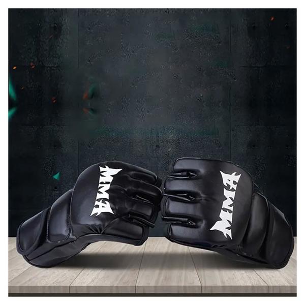 Γάντια Πυγμαχίας Κοφτά MMA One Size Μαύρο 1110510010022 1110510010022