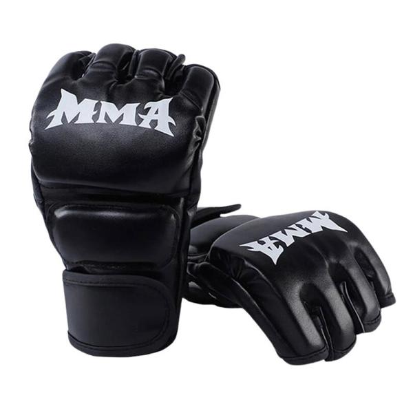 Γάντια Πυγμαχίας Κοφτά MMA One Size Μαύρο 1110510010022 1110510010022