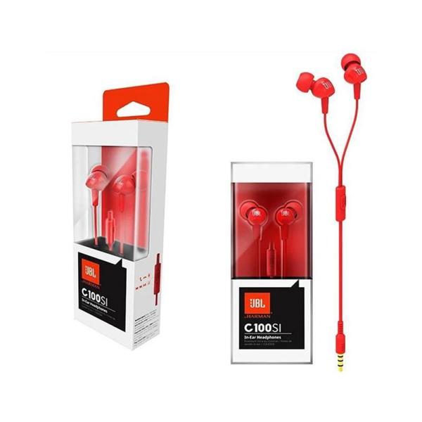 Hands Free Stereo JBL C100SI 3.5mm Κόκκινο