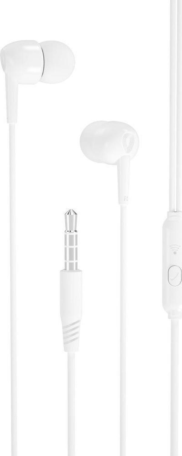 Ακουστικά XO XO Ενσύρματα ακουστικά EP37 jack 3,5mm in-ear λευκά