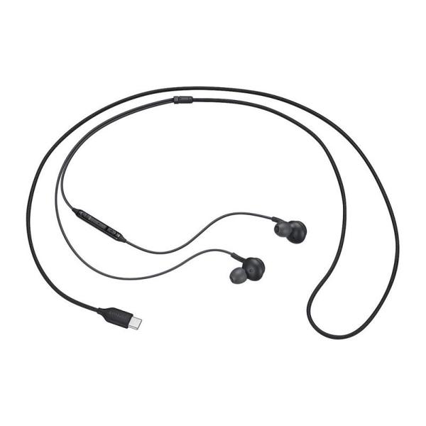 Samsung EO-IC100 In-ear Handsfree με Βύσμα USB-C Μαύρο (IC100BBEGEU) (SAMIC100BBEGEU)