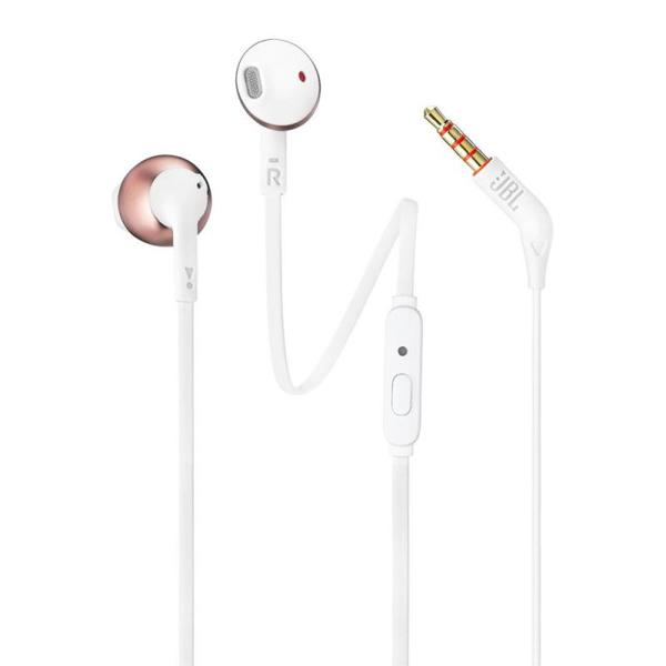 Hands Free Stereo JBL Tune T205 3.5mm Ροζ-Χρυσό