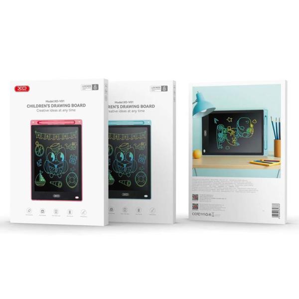 Ηλεκτρονικό Σημειωματάριο XO LCD V01 10" για Παιδιά Μπλε