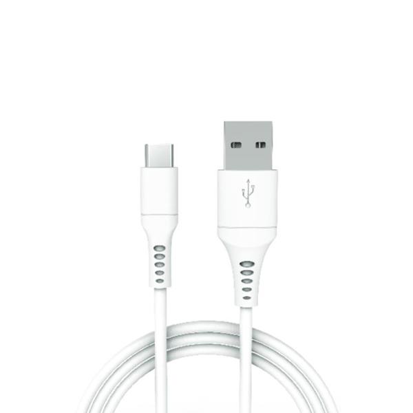 Καλώδιο Σύνδεσης USB 2.0 inos USB A σε USB C 1m Λευκό