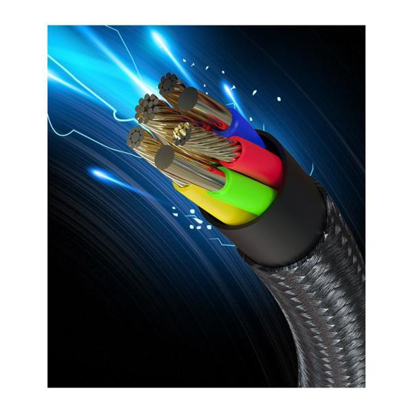 Καλώδιο Σύνδεσης USB 2.0 Devia EC309 Braided USB C σε USB C PD 100W 1.5m Extreme Μαύρο