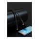 Καλώδιο Σύνδεσης USB 2.0 Devia EC309 Braided USB C σε USB C PD 100W 1.5m Extreme Μαύρο