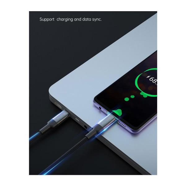 Καλώδιο Σύνδεσης USB 2.0 Devia EC309 Braided USB C σε USB C PD 100W 1.5m Extreme Μαύρο
