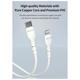 Καλώδιο Σύνδεσης USB 2.0 Devia EL237 4 σε 1 Kintone Series Eco-Friendly Λευκό (25 τεμ.) VALUE PACK