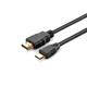 Καλώδιο HDMI σε Mini HDMI Full HD 1080 2,0m ver 1.4 Μαύρο