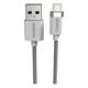 Καλώδιο Σύνδεσης USB 2.0 Duracell Braided Kevlar USB A σε Micro USB 1m Λευκό