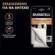 Καλώδιο Σύνδεσης USB 2.0 Duracell Braided Kevlar USB A σε Micro USB 1m Λευκό