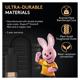 Καλώδιο Σύνδεσης USB 2.0 Duracell Braided Kevlar USB A σε USB C 1m Μαύρο
