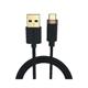 Καλώδιο Σύνδεσης USB 2.0 Duracell Braided Kevlar USB A σε USB C 1m Μαύρο
