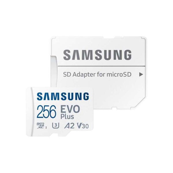 Κάρτα μνήμης microSDXC C10 UHS-I U3 Samsung EVO Plus 130MB/s 256Gb + 1 ADP