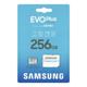 Κάρτα μνήμης microSDXC C10 UHS-I U3 Samsung EVO Plus 130MB/s 256Gb + 1 ADP