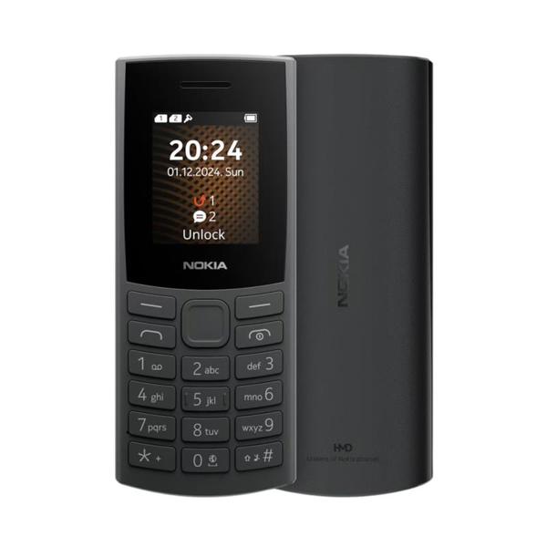 Κινητό Τηλέφωνο Nokia 105 4G (2024) (Dual SIM) Γκρι