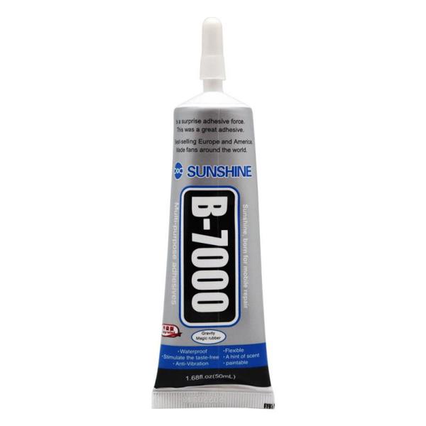 Κόλλα Sunshine B-7000 για Τζαμάκια 50ml Upgraded Διάφανο