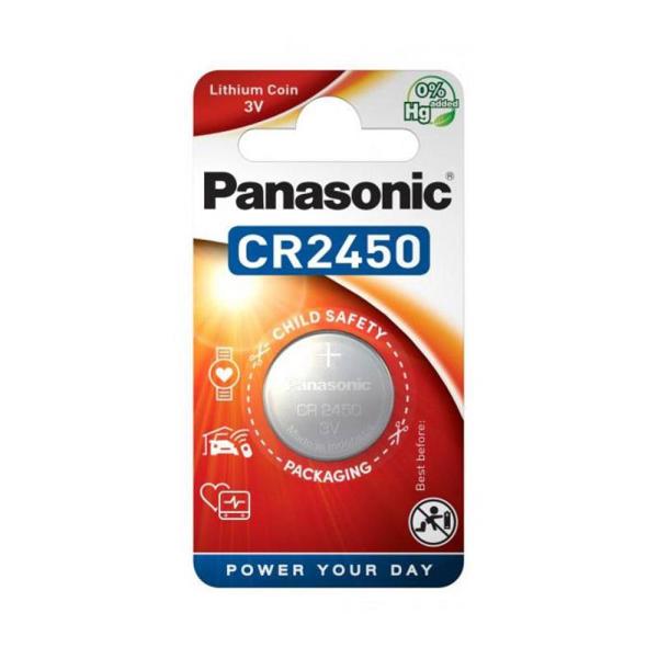 Lithium Button Cells Panasonic CR2450 3V 560mAh (1 τεμ)