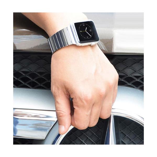 Λουράκι Devia Link Bracelet Apple Watch (42/ 44/ 45mm) Elegant Ασημί