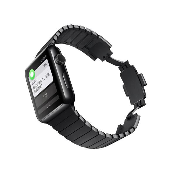 Λουράκι Devia Link Bracelet Apple Watch (42/ 44/ 45mm) Elegant Ασημί