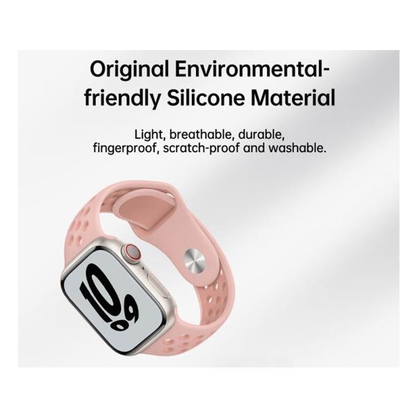Λουράκι Devia Sport2 Apple Watch (38/ 40/ 41mm) Deluxe Pink Oxford-Rose Pink