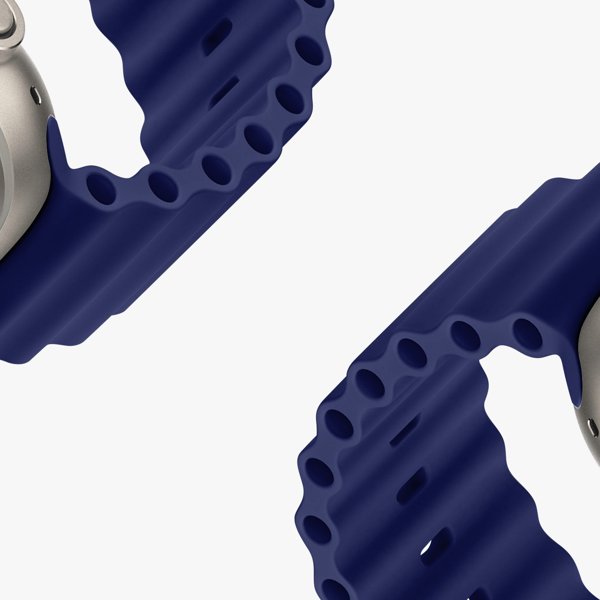 Dux Ducis Dux Ducis Strap λουράκι Watch 8 / 7 / 6 / 5 / 4 / 3 / 2 / SE (45 / 44 / 42mm) σιλικόνης μπρασελέ μπλε (OceanWave Version)