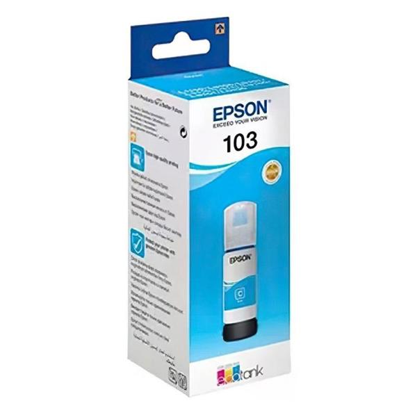 Epson Μελάνι Inkjet 103 Cyan (C13T00S24A) (EPST00S24A)