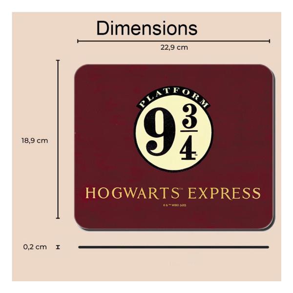 Mousepad Warner Bros Harry Potter 037 22x18cm Μπορντώ (1 τεμ)