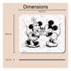 Mousepad Disney Mickey & Minnie 010 22x18cm Λευκό (1 τεμ)