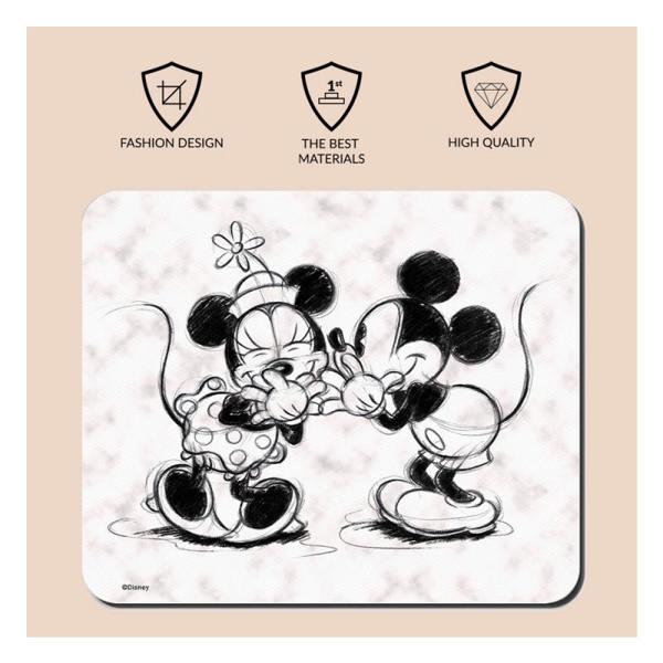 Mousepad Disney Mickey & Minnie 010 22x18cm Λευκό (1 τεμ)