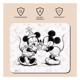 Mousepad Disney Mickey & Minnie 010 22x18cm Λευκό (1 τεμ)
