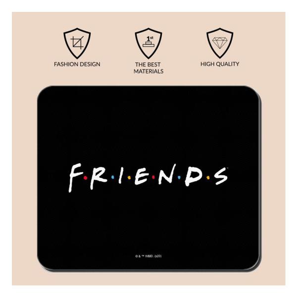 Mousepad Warner Bros Friends 002 22x18cm Μαύρο (1 τεμ)