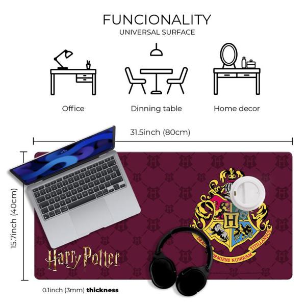 Mousepad Warner Bros Harry Potter 205 80x40cm Μπορντώ (1 τεμ)