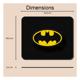 Mousepad DC Batman 001 22x18cm Μαύρο-Κίτρινο (1 τεμ)