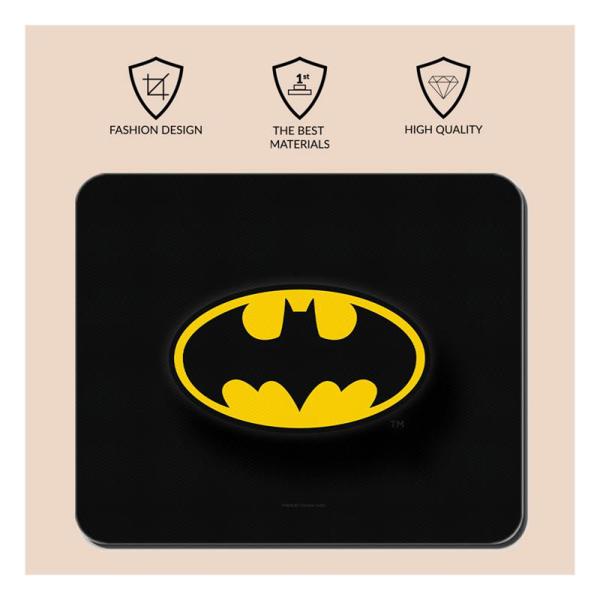 Mousepad DC Batman 001 22x18cm Μαύρο-Κίτρινο (1 τεμ)
