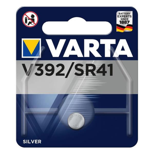 Μπαταρία Ρολογιού Varta V392/SR41/LR41 (1 τεμ.)