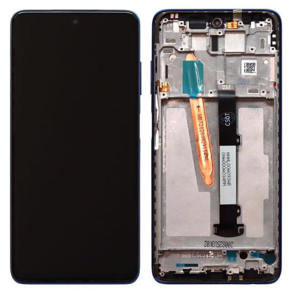 Οθόνη με Touch Screen & Μεσαίο Πλαίσιο Xiaomi Poco X3/ X3 NFC Μπλε (Original)