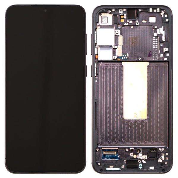 Οθόνη με Touch Screen & Μπροστινή Πρόσοψη Samsung S916B Galaxy S23 Plus 5G Μαύρο (Original)
