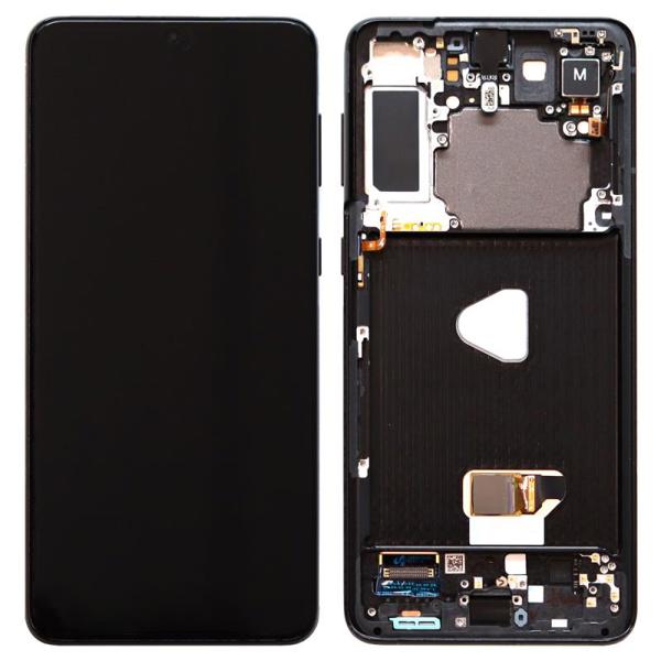 Οθόνη με Touch Screen & Μπροστινή Πρόσοψη Samsung G996B Galaxy S21 Plus 5G Μαύρο (Original)