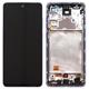 Οθόνη με Touch Screen, Μπροστινή Πρόσοψη Samsung A725F Galaxy A72 4G/ A726B Galaxy A72 5G Μωβ (Original)