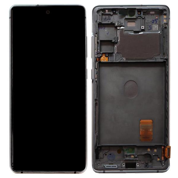 Οθόνη με Touch Screen & Μπροστινή Πρόσοψη Samsung G780F Galaxy S20 FE/ G781B Galaxy S20 FE 5G Λευκό (Original)