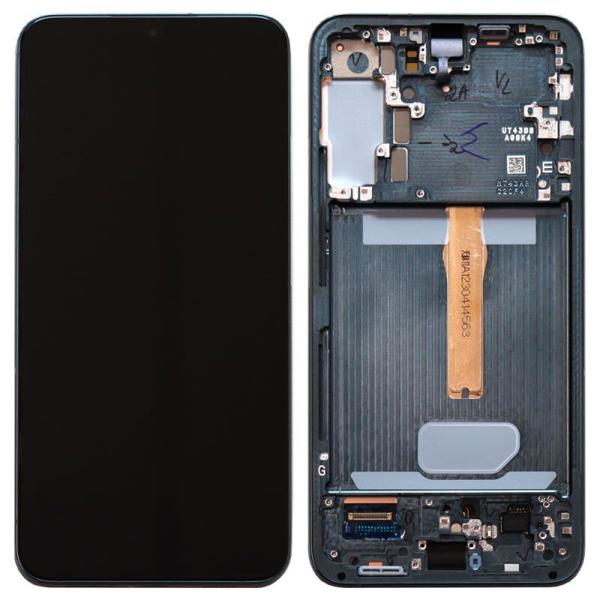 Οθόνη με Touch Screen & Μπροστινή Πρόσοψη Samsung S906B Galaxy S22 Plus 5G Πράσινο (Original)