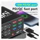 Πολυφορτιστής Πάγκου MaAnt DianBa Mini με 6 Θύρες USB A & USB C PD/ QC 75W & Οθόνη Ενδείξεων
