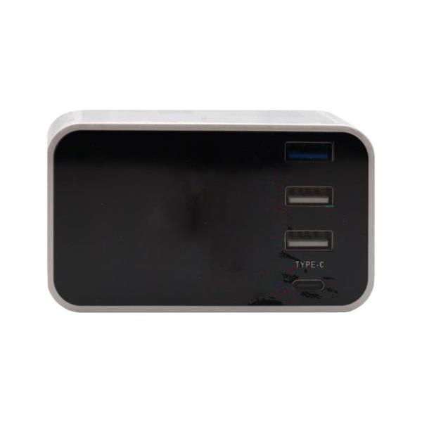 Πολυφορτιστής Πάγκου με 3 Θύρες USB A, 1 USB C & Οθόνη Ενδείξεων
