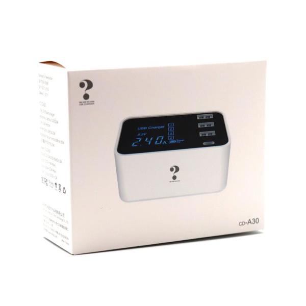 Πολυφορτιστής Πάγκου με 3 Θύρες USB A, 1 USB C & Οθόνη Ενδείξεων