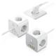 Πολύπριζο Baseus PowerCombo 7in1 3 Θέσεων με Κουμπί On/Off, Θύρες 3xUSB A, 1xUSB C & Καλώδιο 1.5m Λευκό