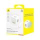 Πολύπριζο Baseus PowerCombo 7in1 3 Θέσεων με Κουμπί On/Off, Θύρες 3xUSB A, 1xUSB C & Καλώδιο 1.5m Λευκό