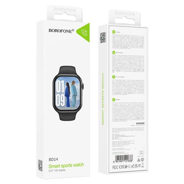 Smartwatch Borofone BD14 2.01'' Μαύρο